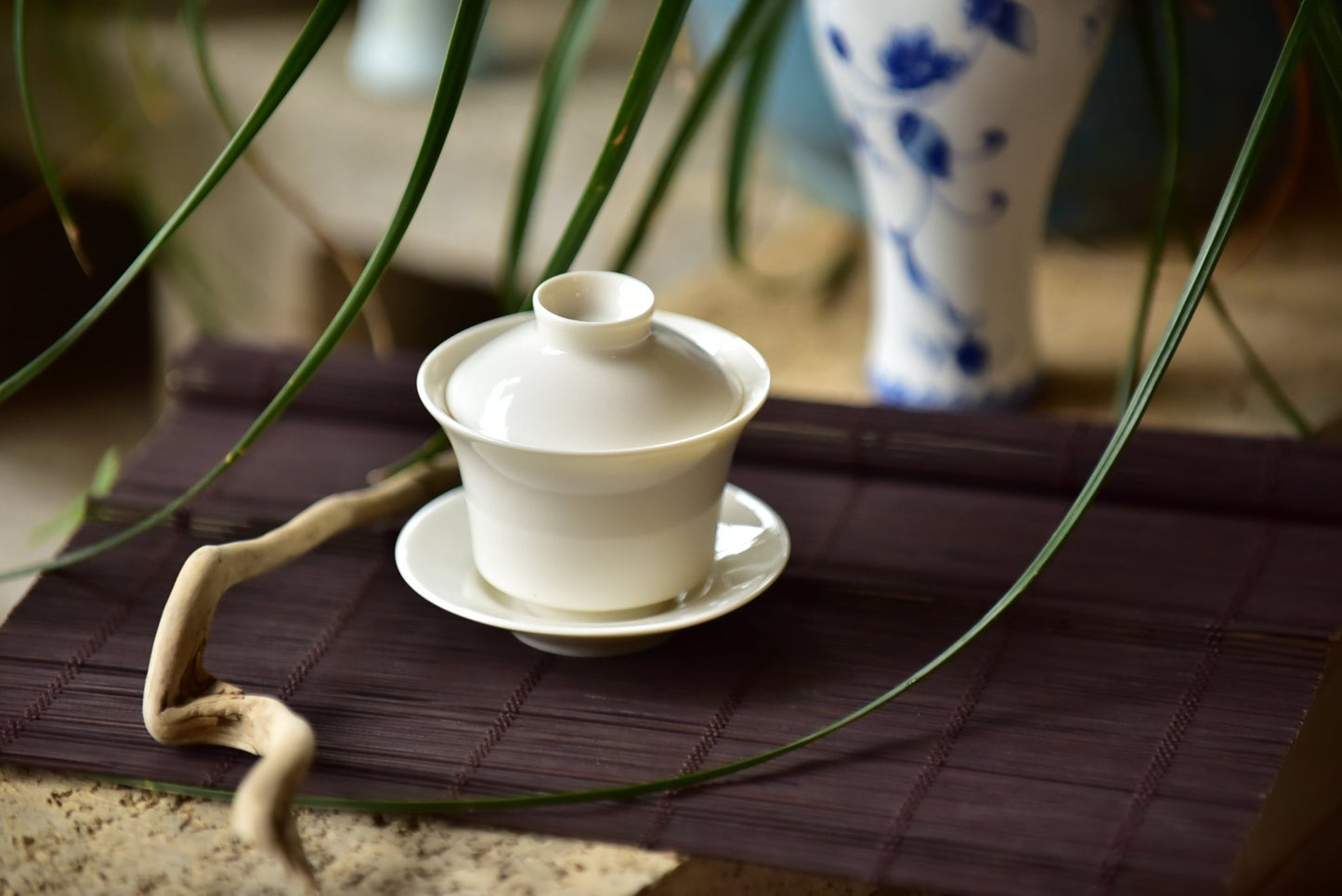 White Porcelain Gaiwan - teafriend
